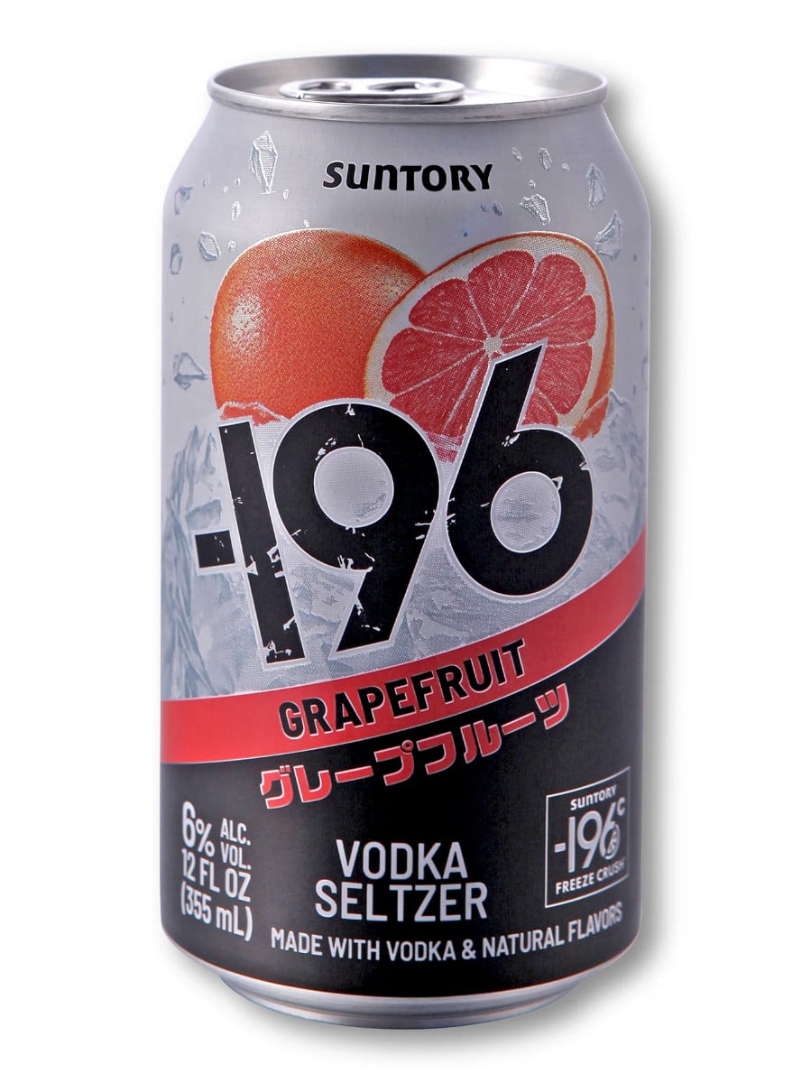 4pk- Suntory-196 Grapefruit Vodka Seltzer (355ml)