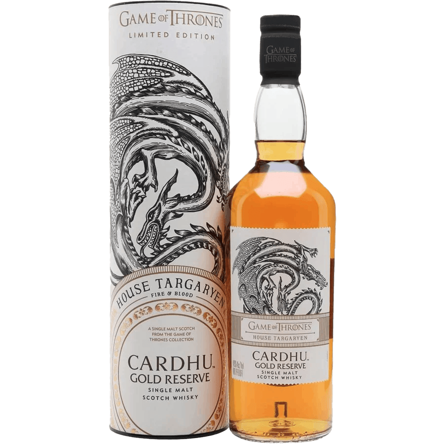 Cardhu Gold Reserve Game of Thrones House Targaryen Single Malt Scotch