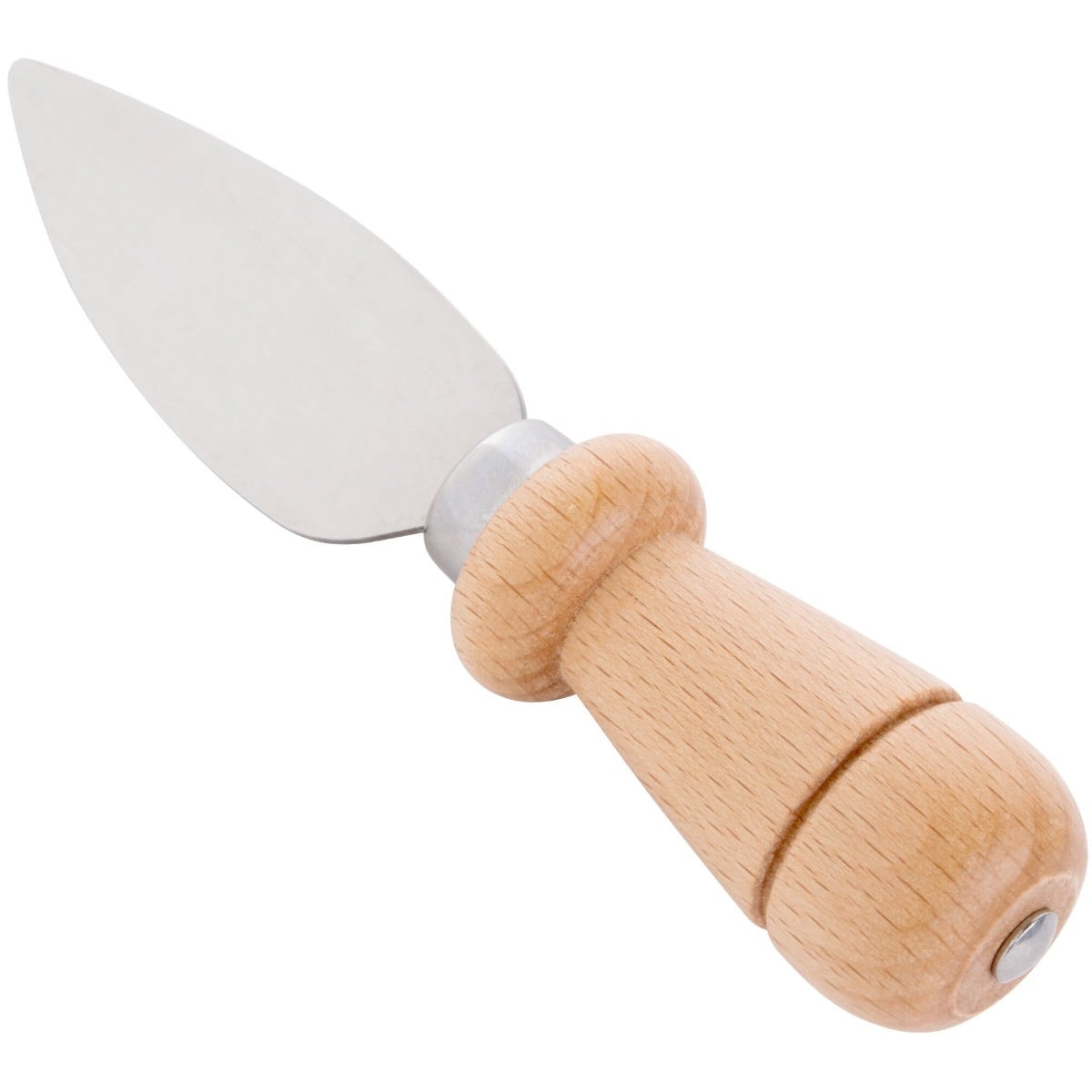 Cheese Knife with Beechwood Handle (Steel)