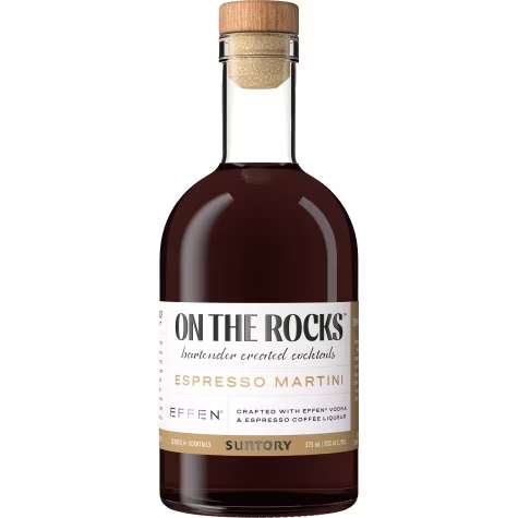 On the Rocks 'Espresso Martini' crafted with Effen Vodka (375ml)