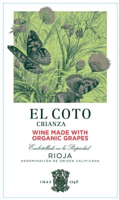 2021 El Coto Rioja Crianza (Organic)