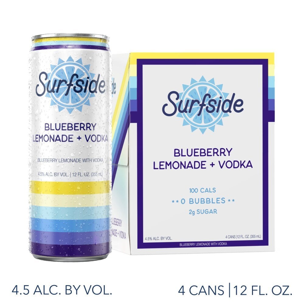 4PK - Surfside Blueberry Lemonade + Vodka