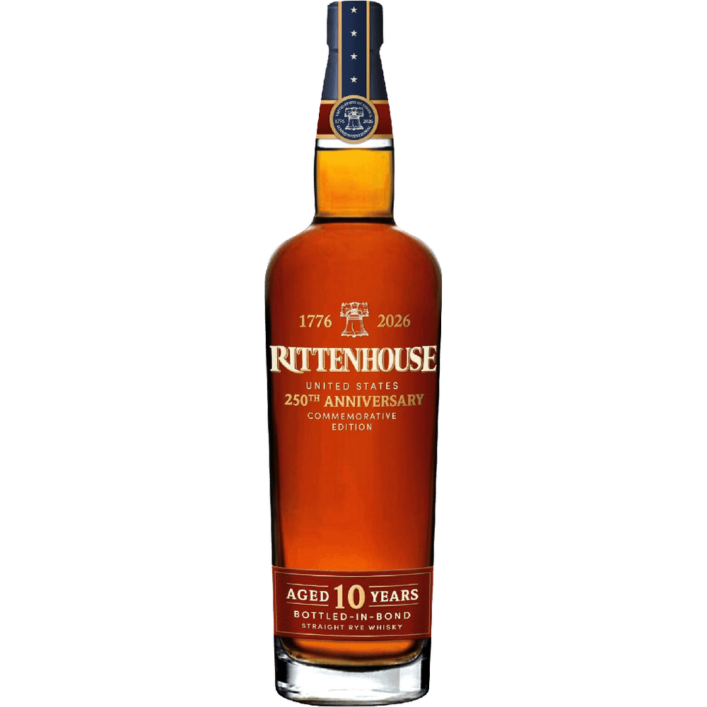 Rittenhouse United States 250th Anniversary Commerative Edition 10yr Old Straight Rye Whiskey Bottled-in-Bond