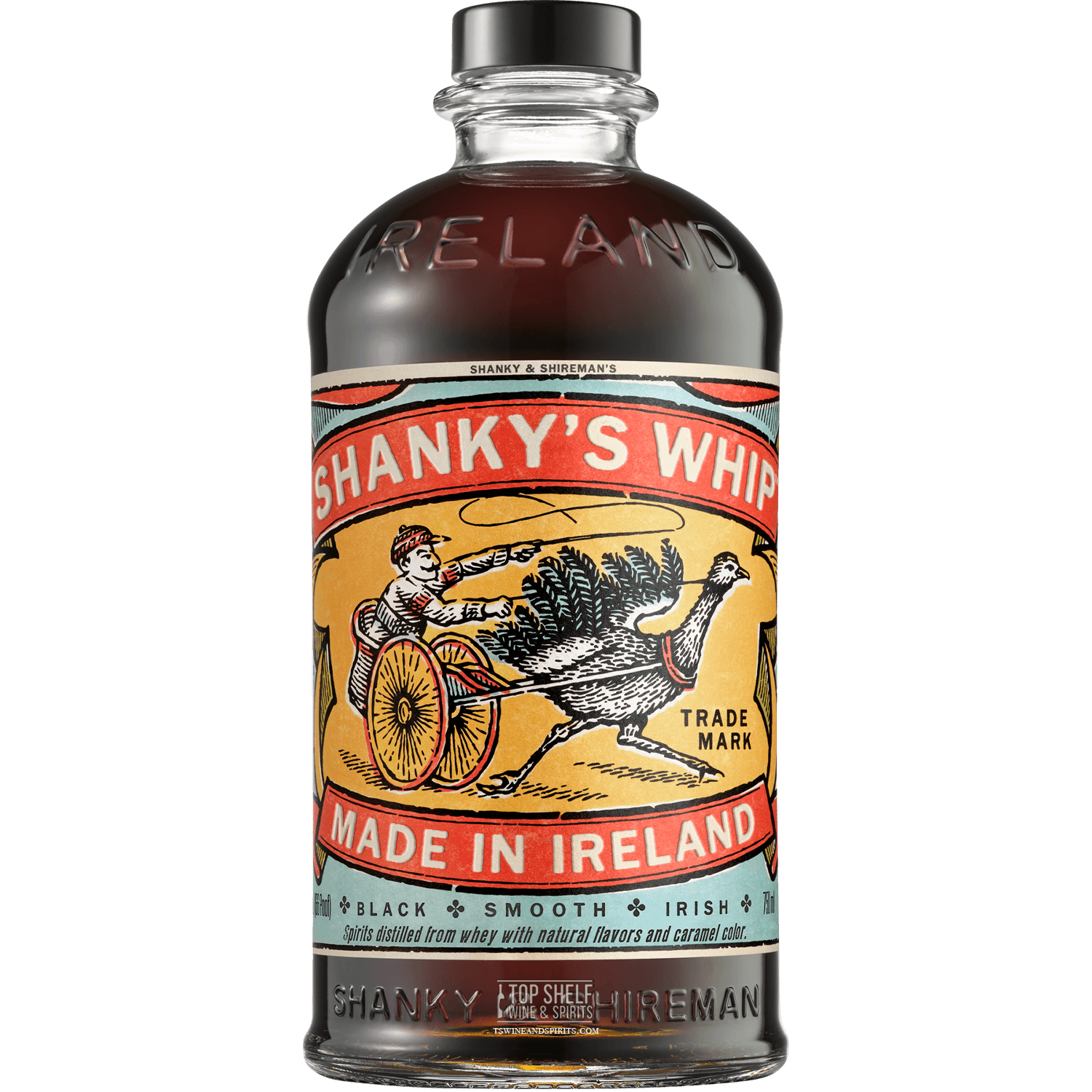 Shanky's Whip Black Smooth Irish Liqueur (750ml)