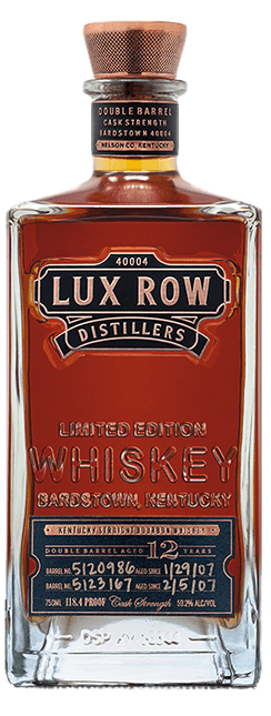 Lux Rowe Double Barrel 12yr Old  Kentucky Straight Bourbon Whiskey  Cask Strength 118.4PF