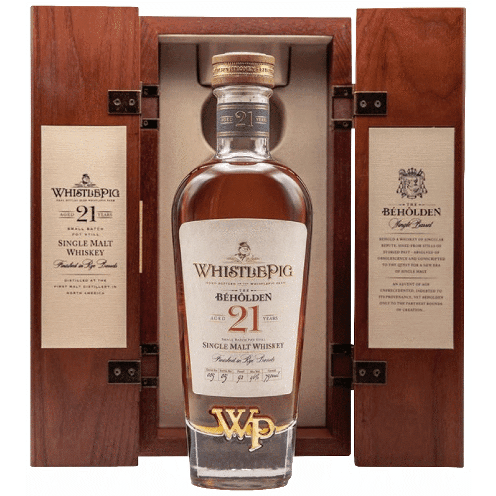 WhistlePig 'The Beholden' Single Malt Whiskey 21yr Old