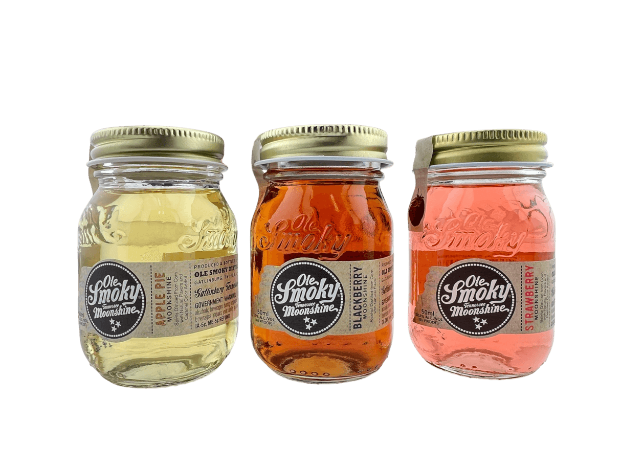 Ole Smoky Moonshine 250th Anniversary Variety Mini Jars 3pk (50ml)
