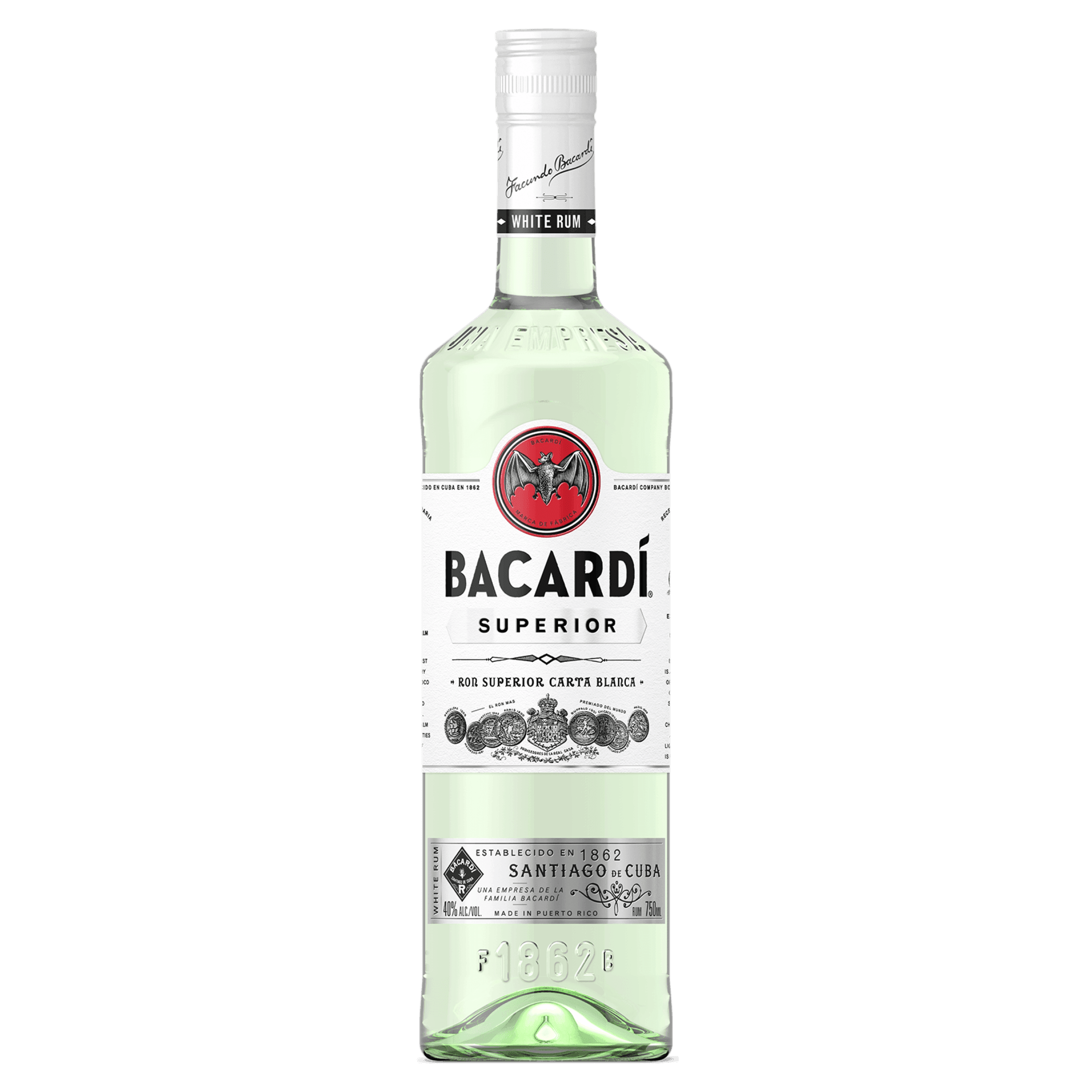 Bacardi Superior Light Rum (1.0Lt)
