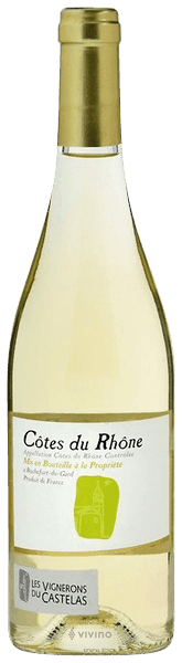 2024 Les Vignerons du Castelas Cotes du Rhone Blanc