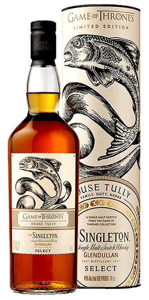 Glendullan Distillery The Singleton Game of Thrones House Tully Single Malt Scotch